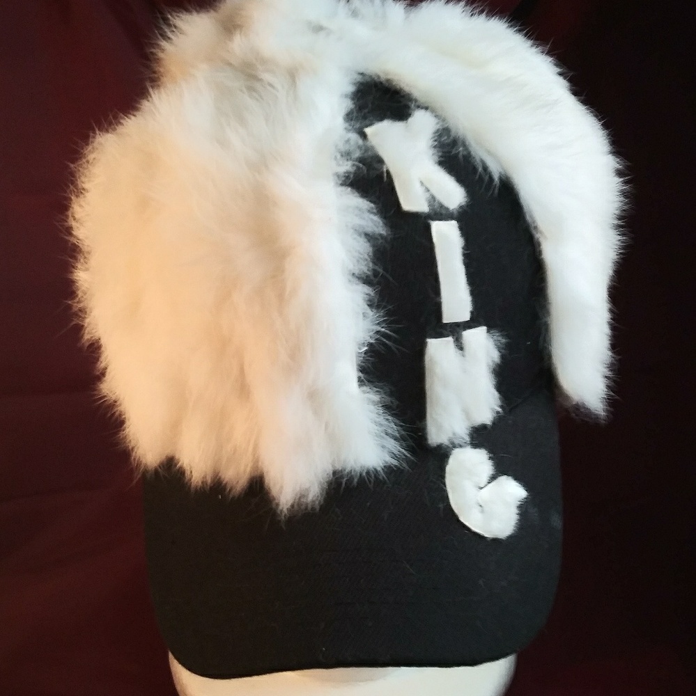 Custom Designed Genuine Fur King Snapback Hat